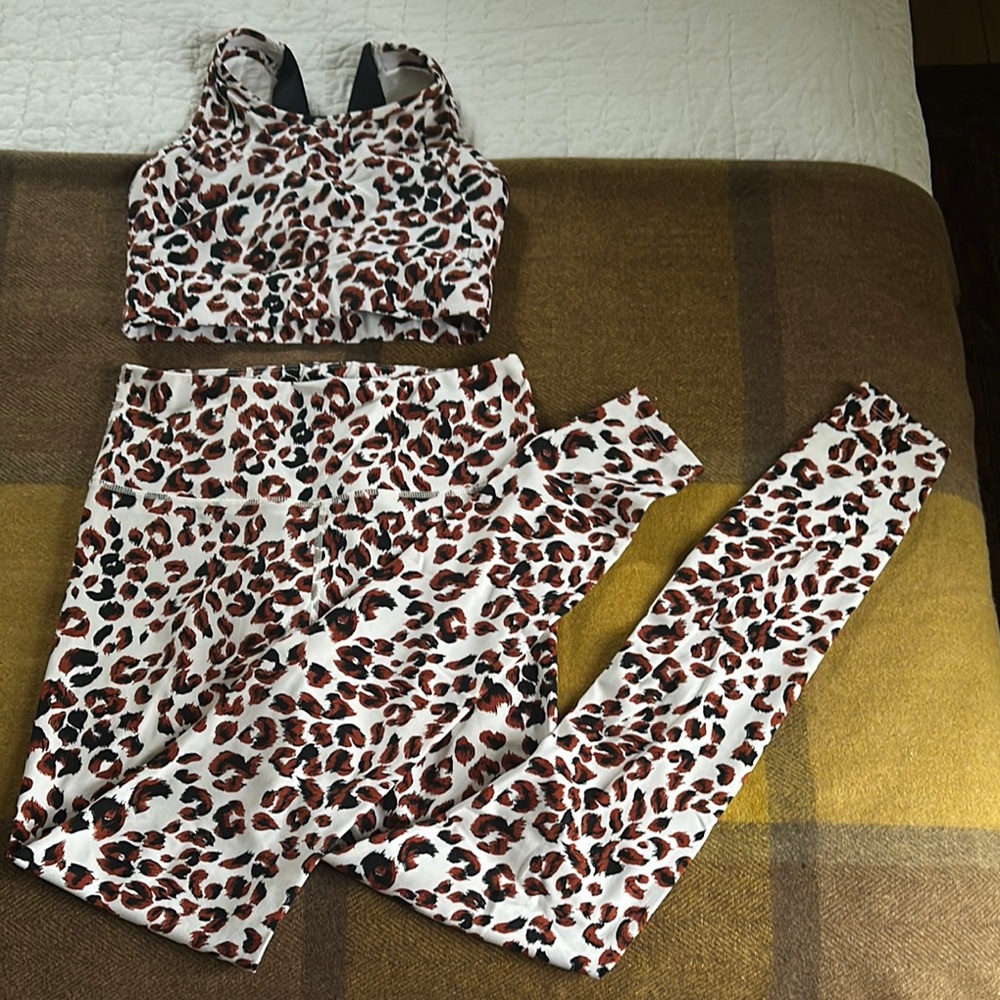 Leopard Print Activewear Set